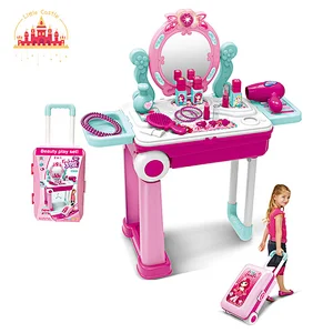 High Quality Pretend Play Luggage Plastic Dressing Table Toy For Kids SL10G706