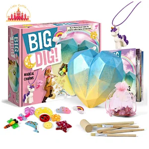 High Quality Archaeological Excavation Kit Kids DIY Natural Fossils Digging Set SL17A090