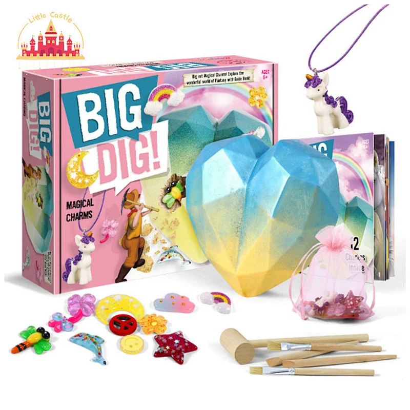 High Quality Archaeological Excavation Kit Kids DIY Natural Fossils Digging Set SL17A090