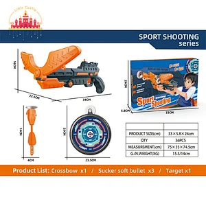 Indoor Dartboard Shooting Game Kids Plastic Sucker Dart Gun Toy With Target SL01F344