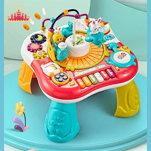 Early Educational Multifunctional Study Desk Plastic Activity Table For Kids SL12D004