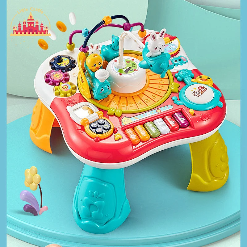 Early Educational Multifunctional Study Desk Plastic Activity Table For Kids SL12D004