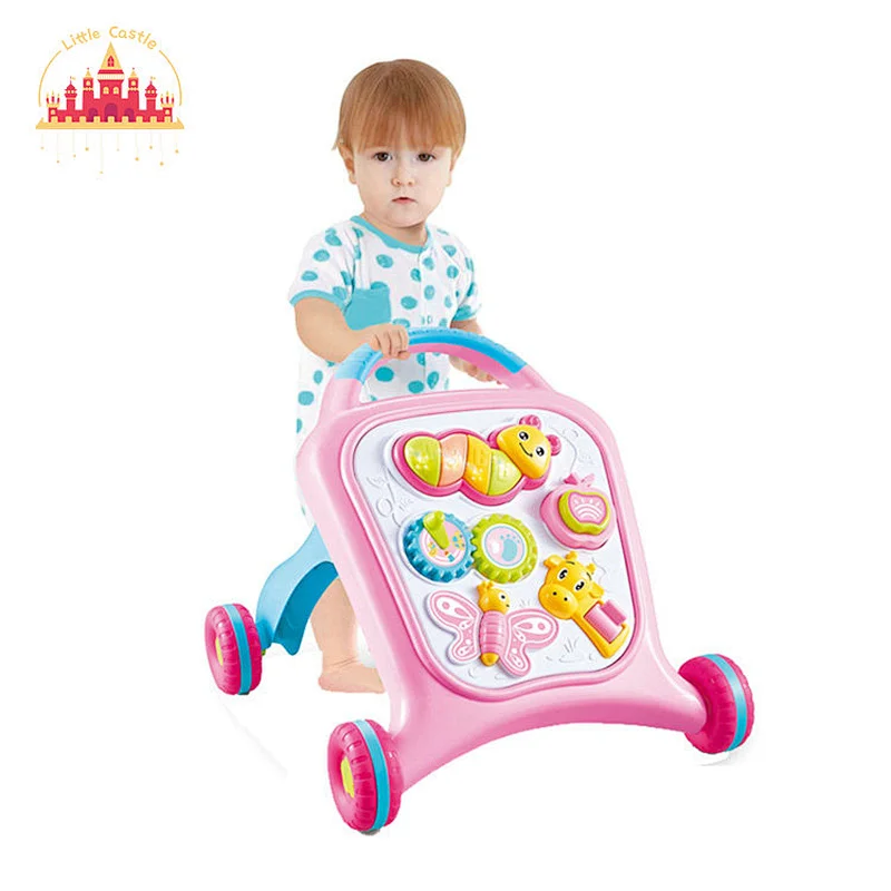 New Style Multifunctional Learning Walking Toy Plastic Push Walker For Baby SL16E009