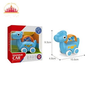 Hot Selling Mini Cute Cartoon Plastic Dinosaur Pull Back Car Toy For Kids SL04A506