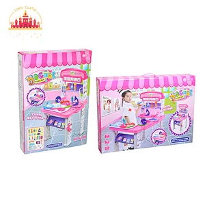 Construction Tool Kit Play House Bus Shape Plastic Tool Cart Toy For Kids SL10D934