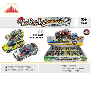 High Quality 12 Pcs Colorful Mini 1:36 Alloy Pull Back Car Toys For Kids SL04A706