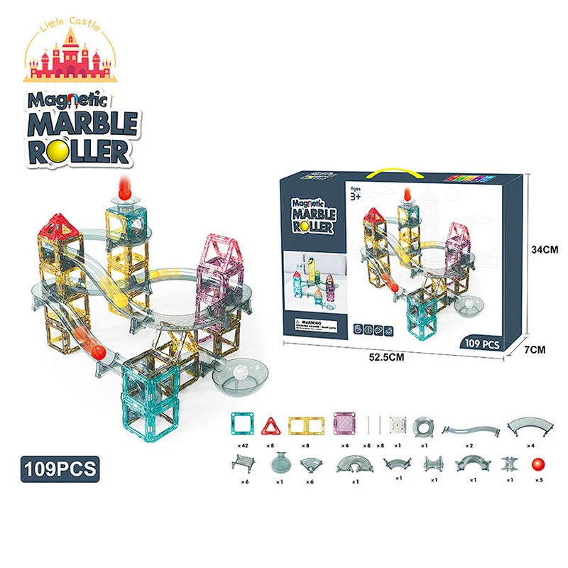 Hot Sale 12 Pcs Magnetic Blocks Set DIY Plastic Lighting Animal Toys For Kids SL13E146