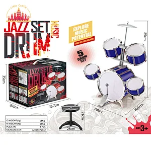 Hot Sale Educational Music Instrument Plastic Jazz Drum Set For Kids SL07A031