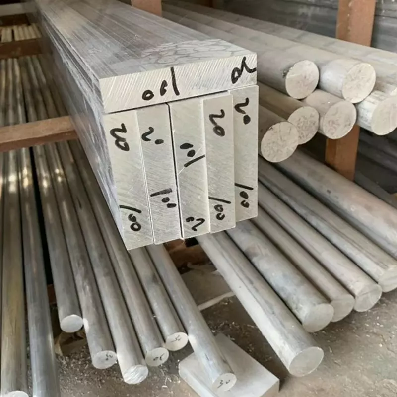 flat aluminum rod
