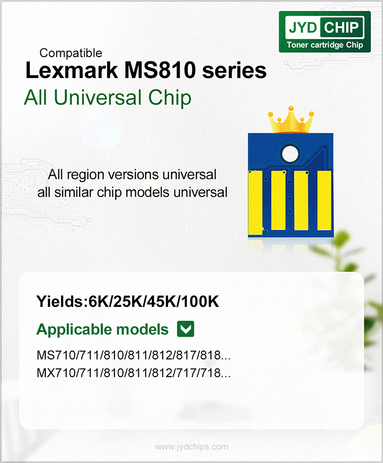 MS811 Chip,Lexmark,All Universal Chip,MS321,MS811,toner chip