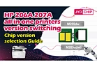 HP 206A 207A,chip,printer version, consumable version