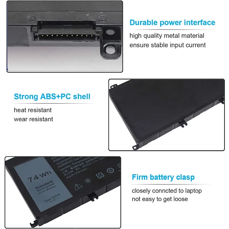 357F9 Laptop Battery For Dell Inspiron15 7000 7559Series