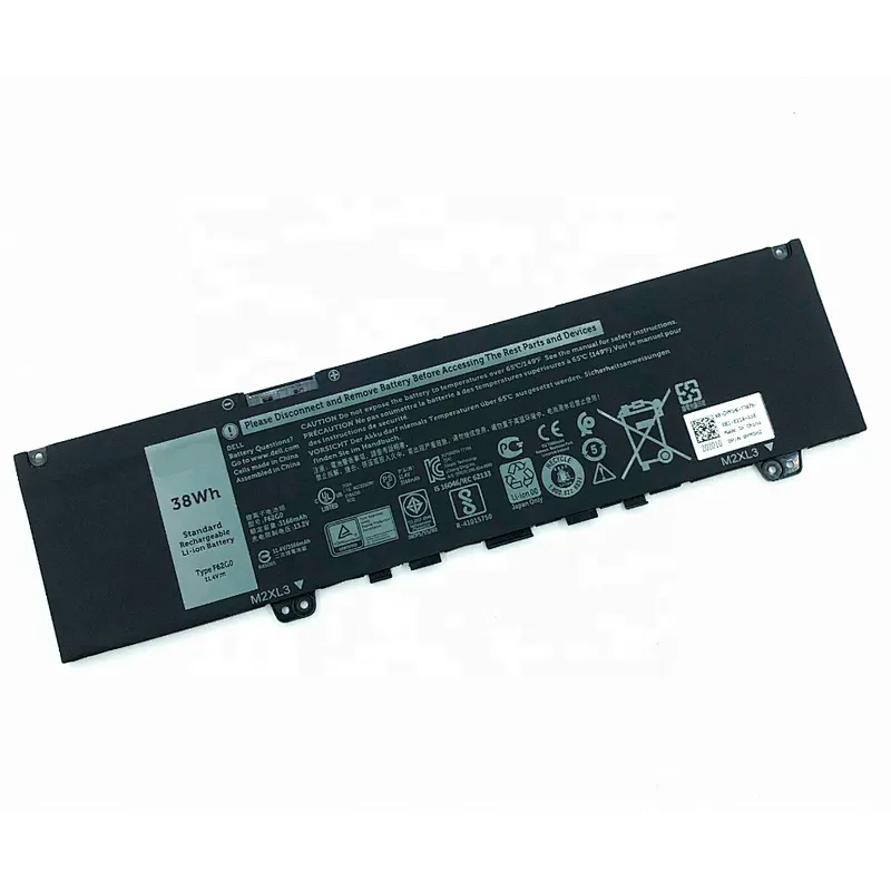 F62G0 laptop battery for DELL Inspiron 7373 Vostro 5370