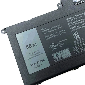 High capacity DELL laptop battery F7HVR for DELL Inspiron 17 7737 15 7537 Series 14.8V  58Wh