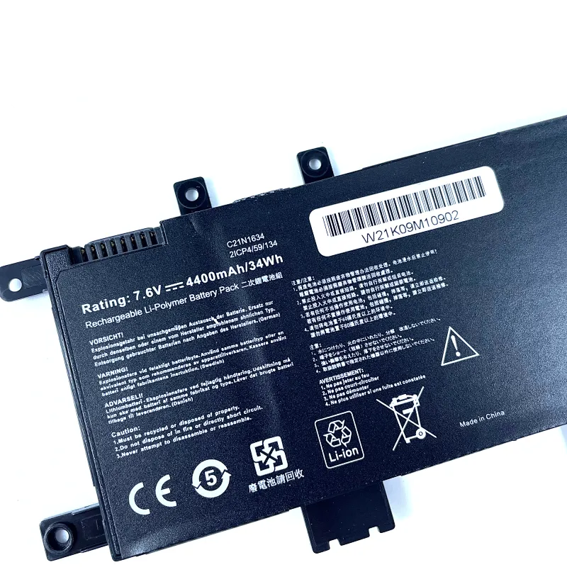 C21N1634 laptop battery for ASUS VivoBOOK A580U FL5900L
