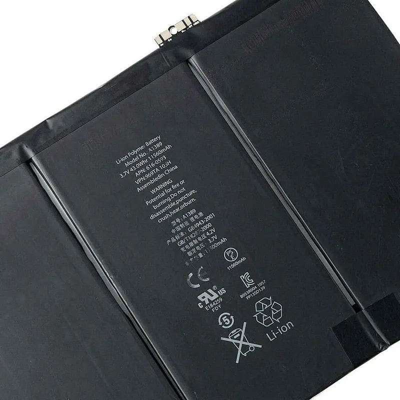 Internal High Capacity Lithium Polymer Battery for iPad 3 iPad 4 Battery A1389 A1416 A1430 A1403 A1458 A1459 A1460
