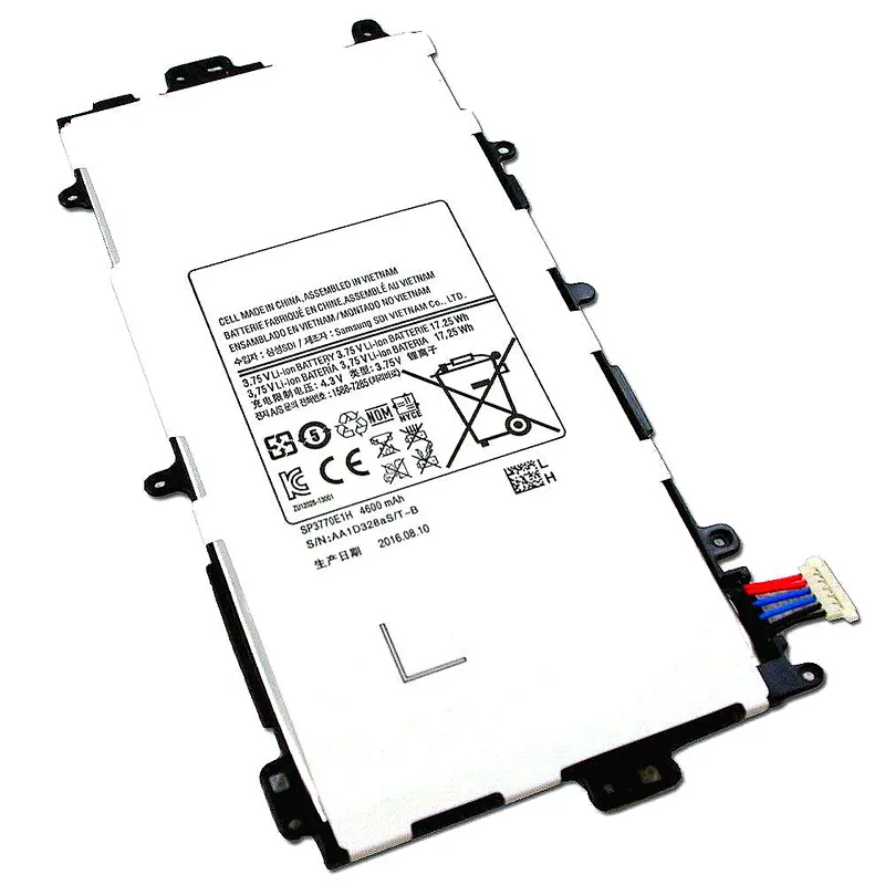 Wholesale Tablet PC Samsung Galaxy Note 8.0 Tab Replacement Battery GT-N5110 N5100 SP3770E1H 4600mAh