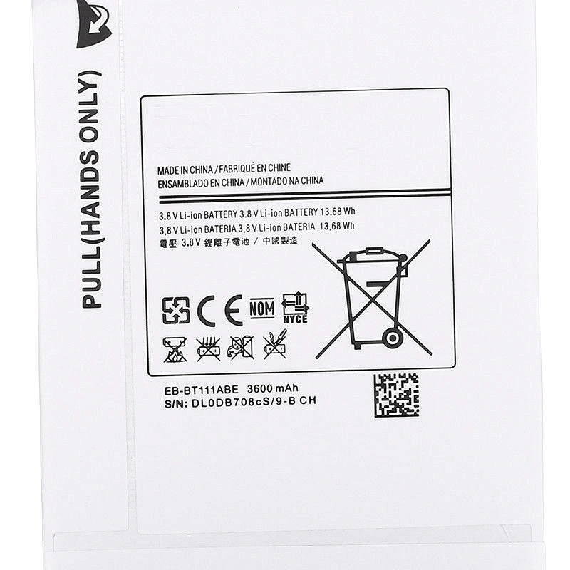 Replacement EB-BT111ABE 3600mAh Battery Compatible with Samsung Galaxy Tab 3 Lite 7.0 SM-T111 T110 EB-BT115ABE GH43-04081A T3600