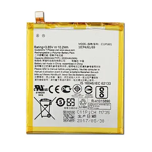 Original mobile phone battery for Asus ZenFone3 5.2 ZE520KL z017da batteries battery C11P1601