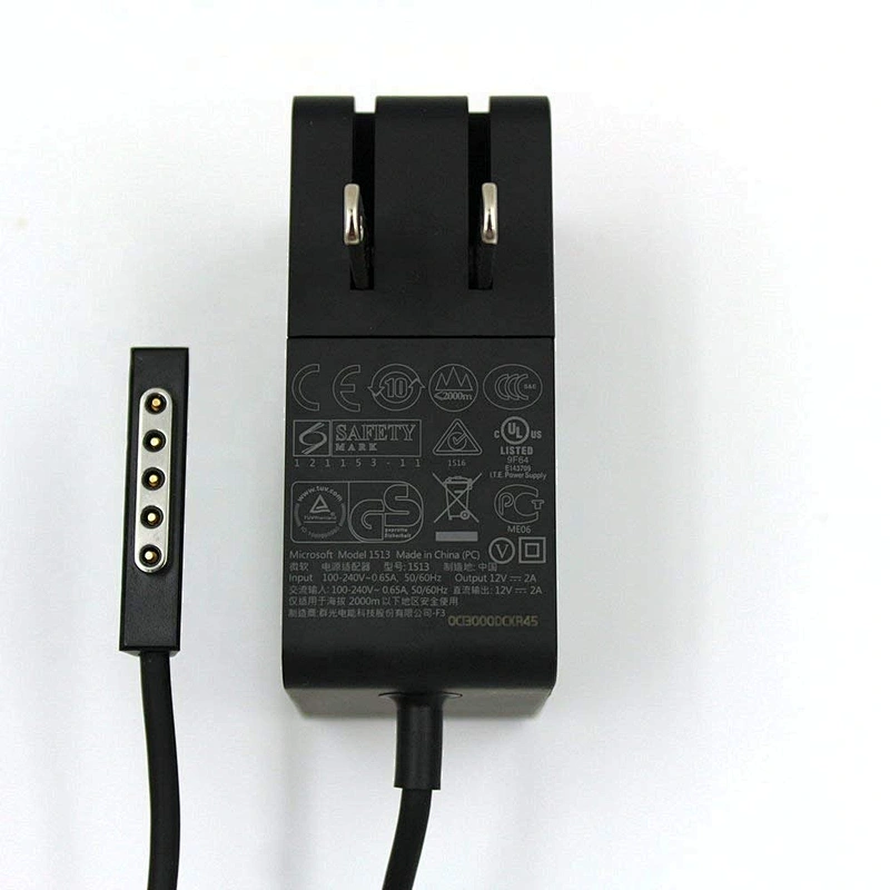 Portable Charger 24W 12V 2A Adapter Power Supply for Microsoft Surface RT Surface Pro 1 Surface 2 1512 Laptop Charger