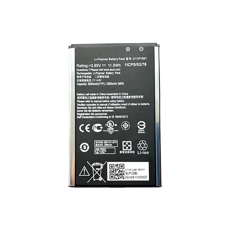 High quality phone internal battery C11P1501 For ASUS Zenfone 2 Laser ZE550KL ZE551KL ZD551KL ZE601KL Z011D  Selfie ZD551KL
