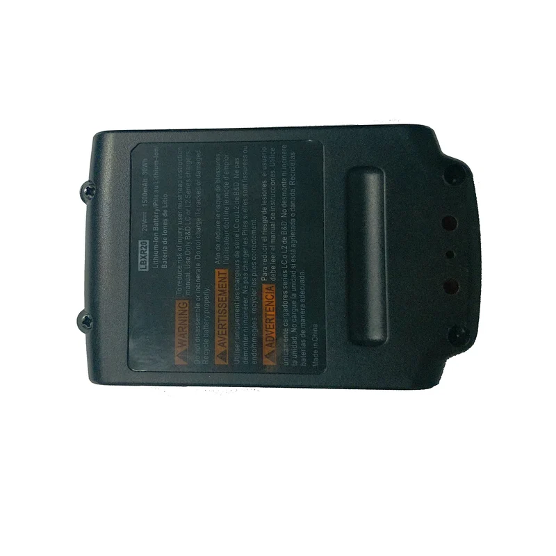 20V Rechargeable Lithium cordless drill batteries replace for black & decker LBXR20  LBX20 LB20
