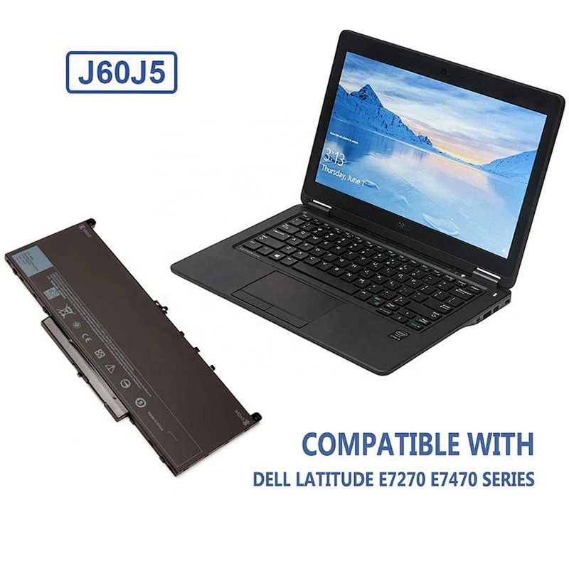 J60J5 Laptop Battery for Del Latitude E7270 E7470 E7260