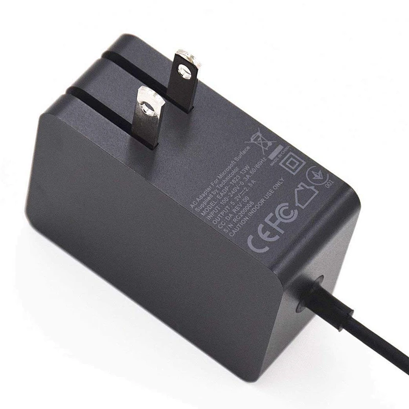 High Quality 5.2V 2.5A 13W Laptop adapter for Microsoft Surface 3 Charger 1623 1624 1645 Micro USB Tablet 5.2V 2.5A