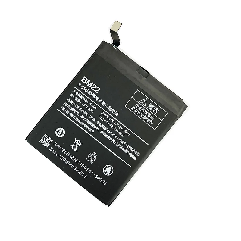 Mi BM22 2910mAh Lithium Rechargeable Phone Battery For Xiaomi Mi5 Battery original