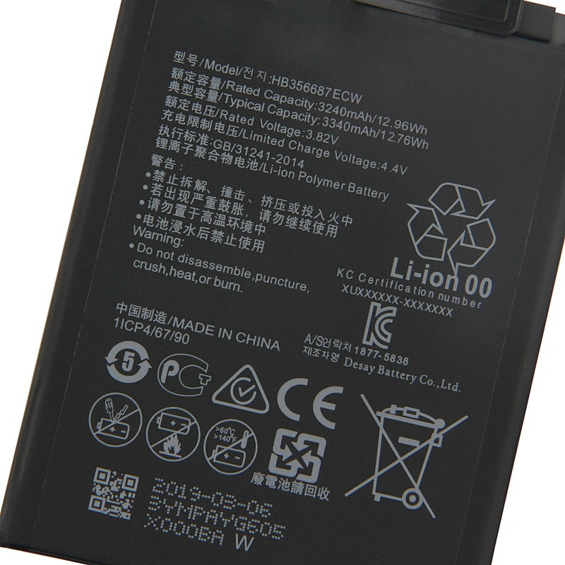 3.8V 3340mAh HB356687ECW Battery For Huawei Nova 2 Plus Nova 2i Honor 7X Replacement Batteries