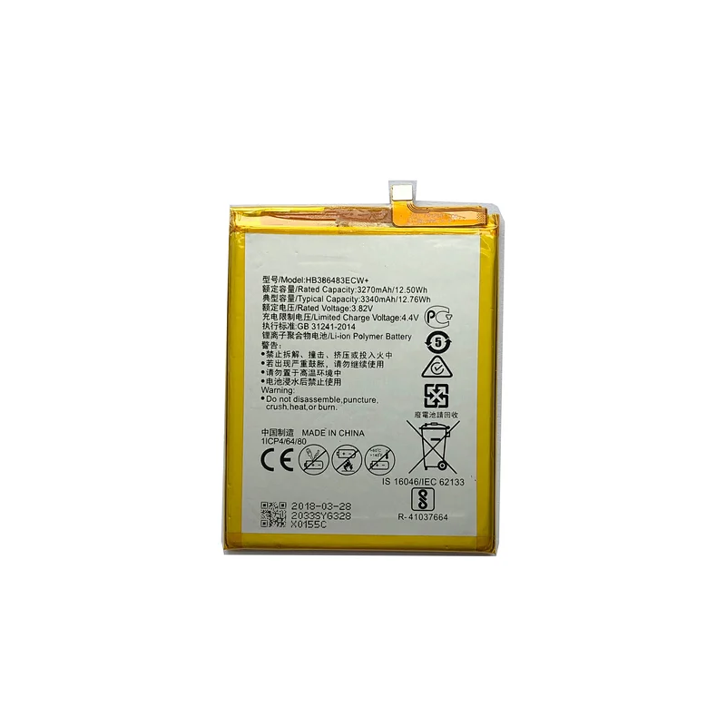 Original Phone Battery HB386483ECW For Huawei Honor 6X  GR5 2017 3340mAh Replacement Batteries