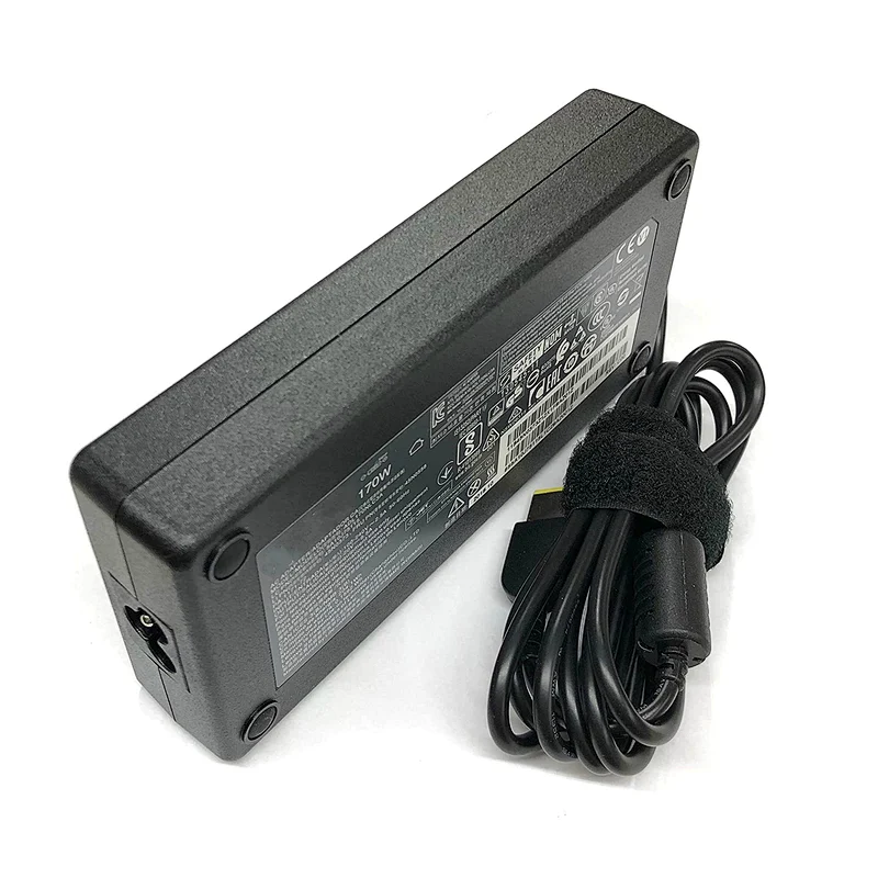 Genuine Charger 20V 8.5A 170W Laptop Power Adapter for Lenovo Thinkpad P50/P51/P70/P71/W540/W541 Square USB Tip With Pin