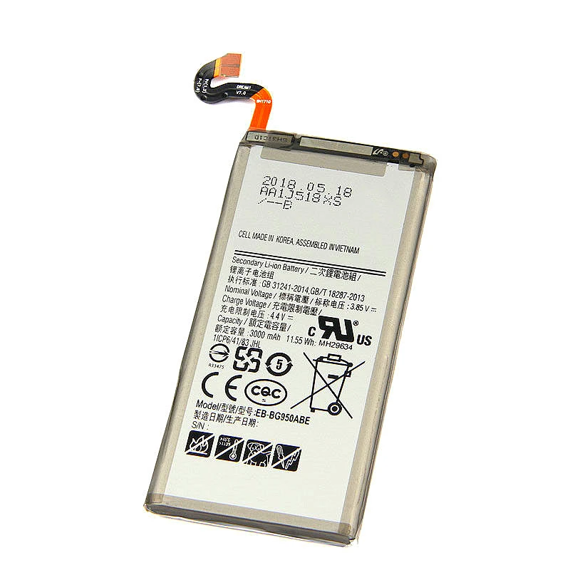 High Quality Phone Battery EB-BG950ABE 3.8V  Li-ion Battery for Samsung Galaxy S8 G9550  C9500