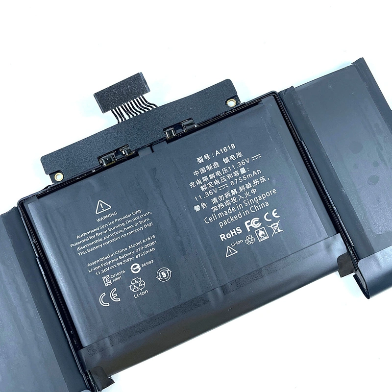 A1618 laptop battery for Macbook A1618 Pro 15