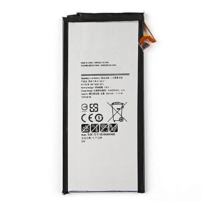 3.7V 3050mAh cell phone Battery EB-BA800ABE For Samsung Galaxy A8 A8000 A8009 A800F A800S A800YZ