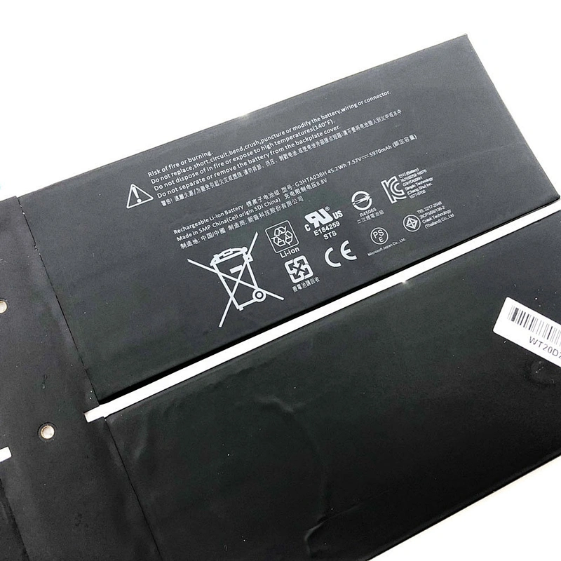 G3HTA036H laptop battery for Surface Laptop 1st Gen 1769 2017 DYNK01 G3HTA036H