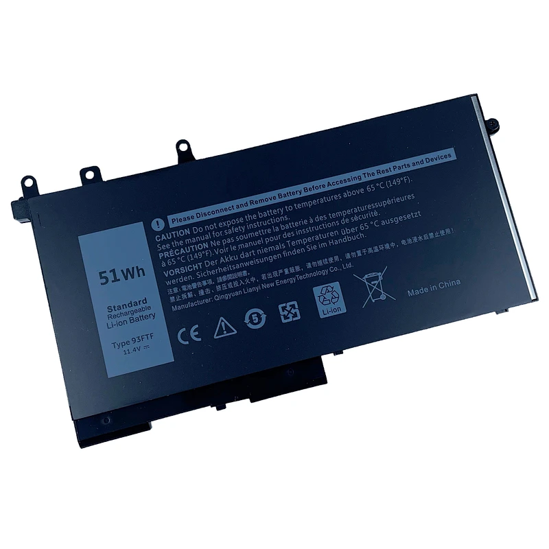 Dell 93FTF Battery for Latitude e5280 E5290 E5480