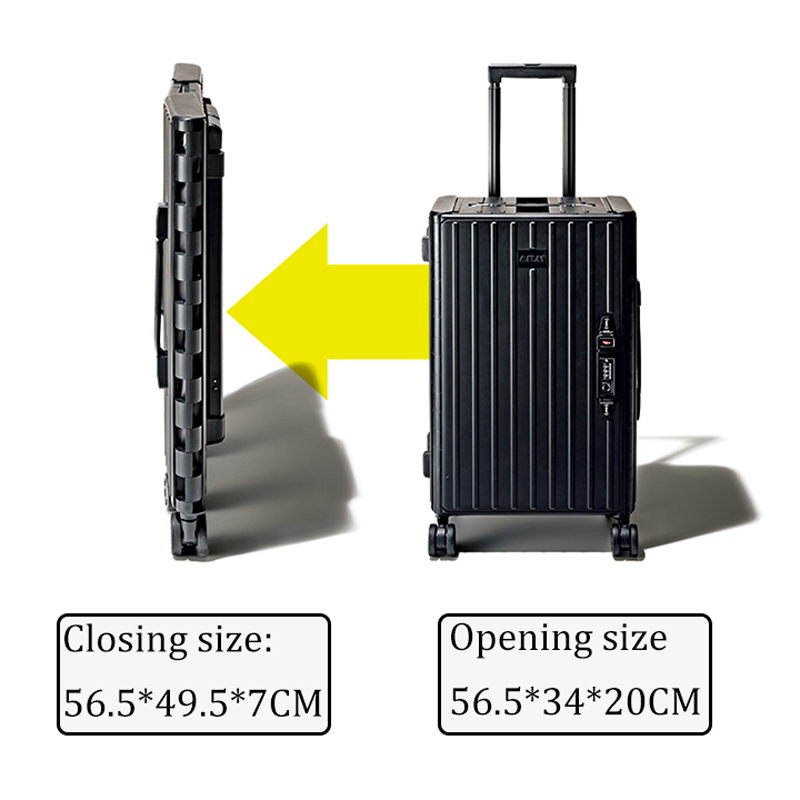 new folding suitcase
