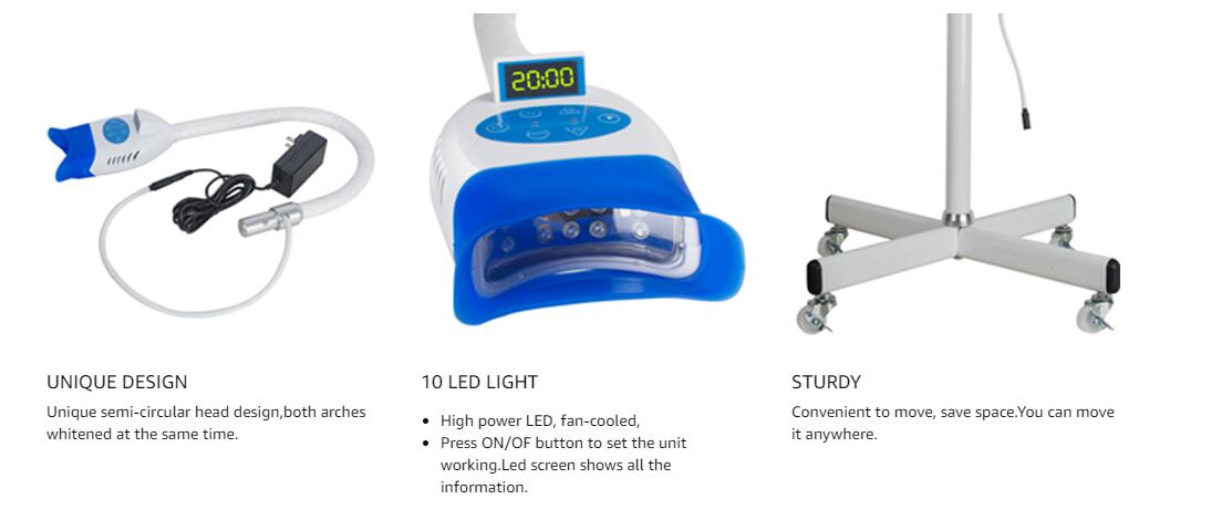 Dental bleaching machine
