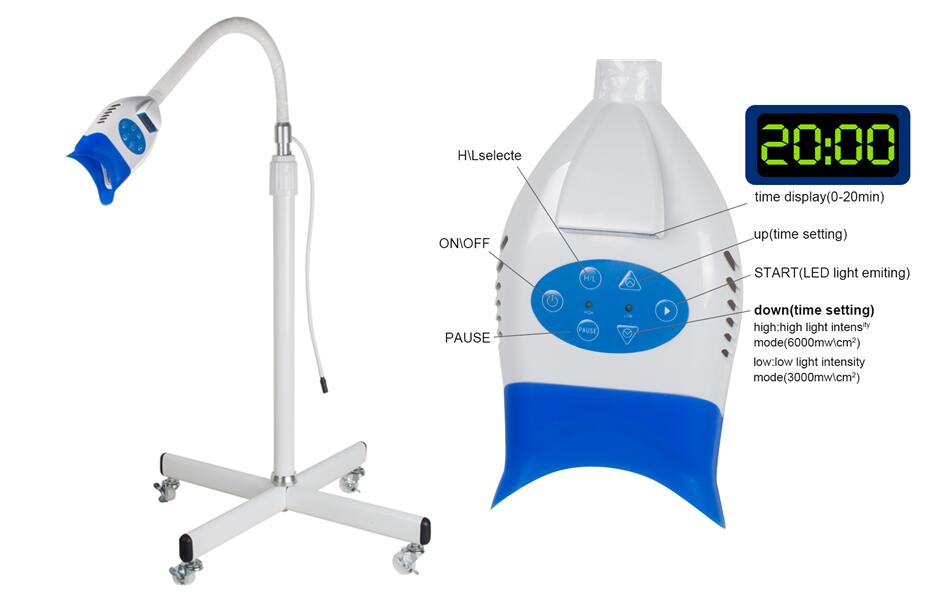 Dental bleaching machine