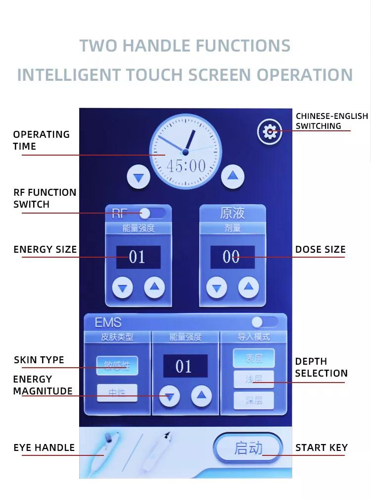 Skin Tightening Face Massager RF Eyes Beauty Machine
