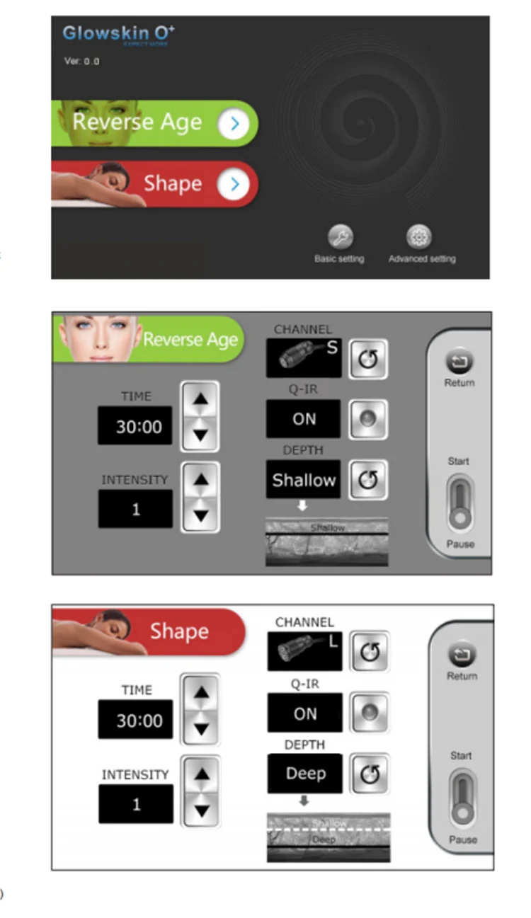 Quantum RF face lifting RF machine