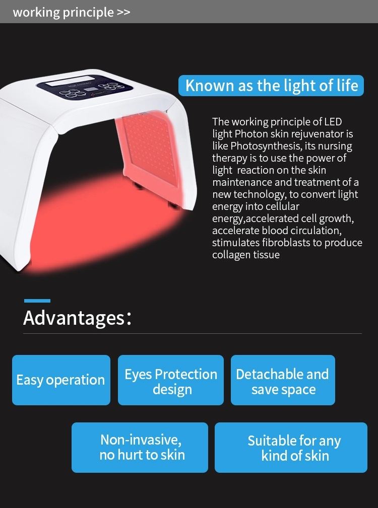 Máquina de terapia de luz LED Omega