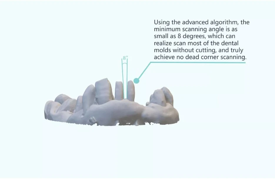 NiNGLE Dental CAD CAM Blue Light 3D Scanner With Free Exocad Software Dental Laboratory