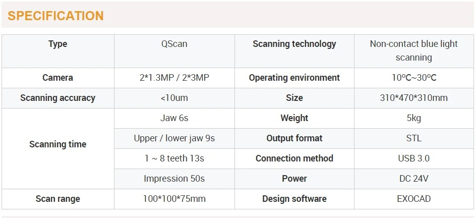 NiNGLE Dental CAD CAM Blue Light 3D Scanner With Free Exocad Software Dental Laboratory