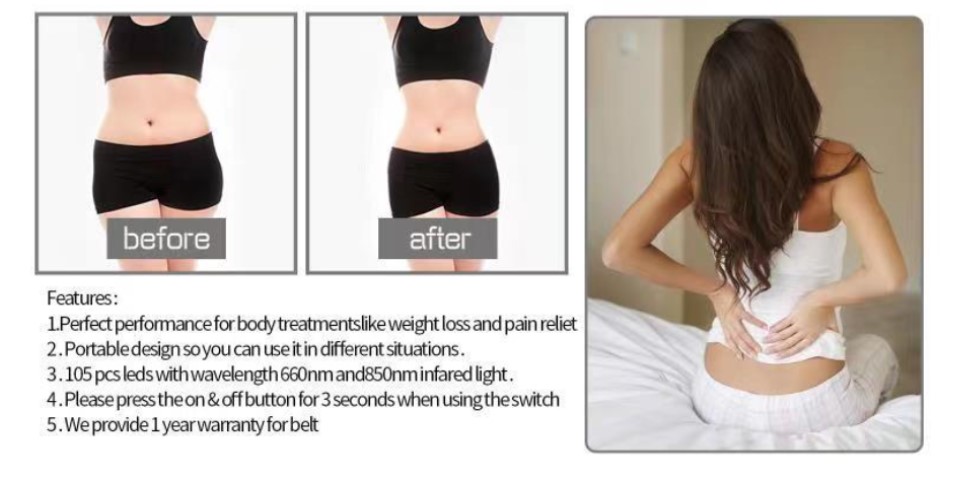 Red light therapy belt
