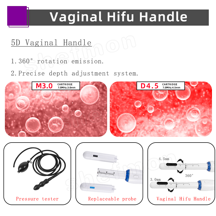 2 in 1 4d Hifu Rf Machine Vagina tightening Massage Machine