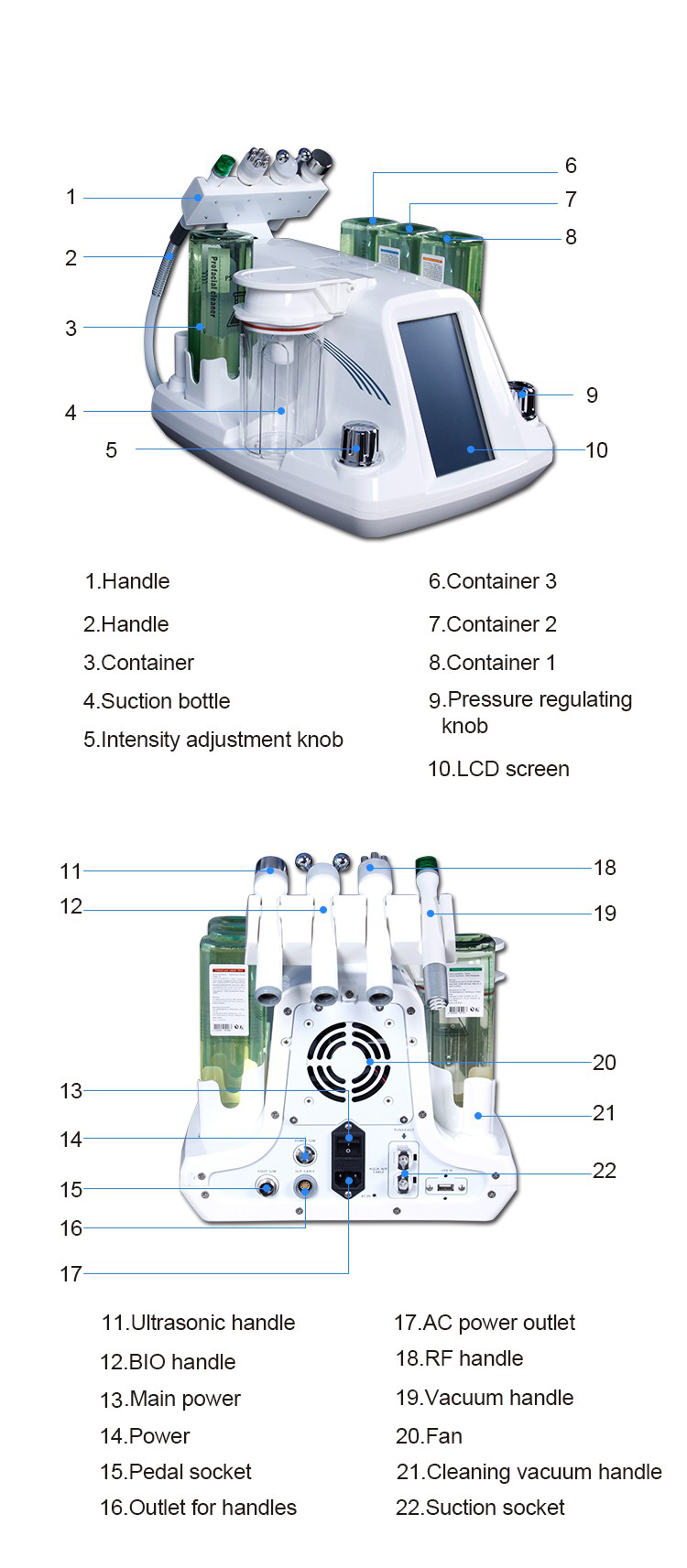 4 in 1 hydra facial machine