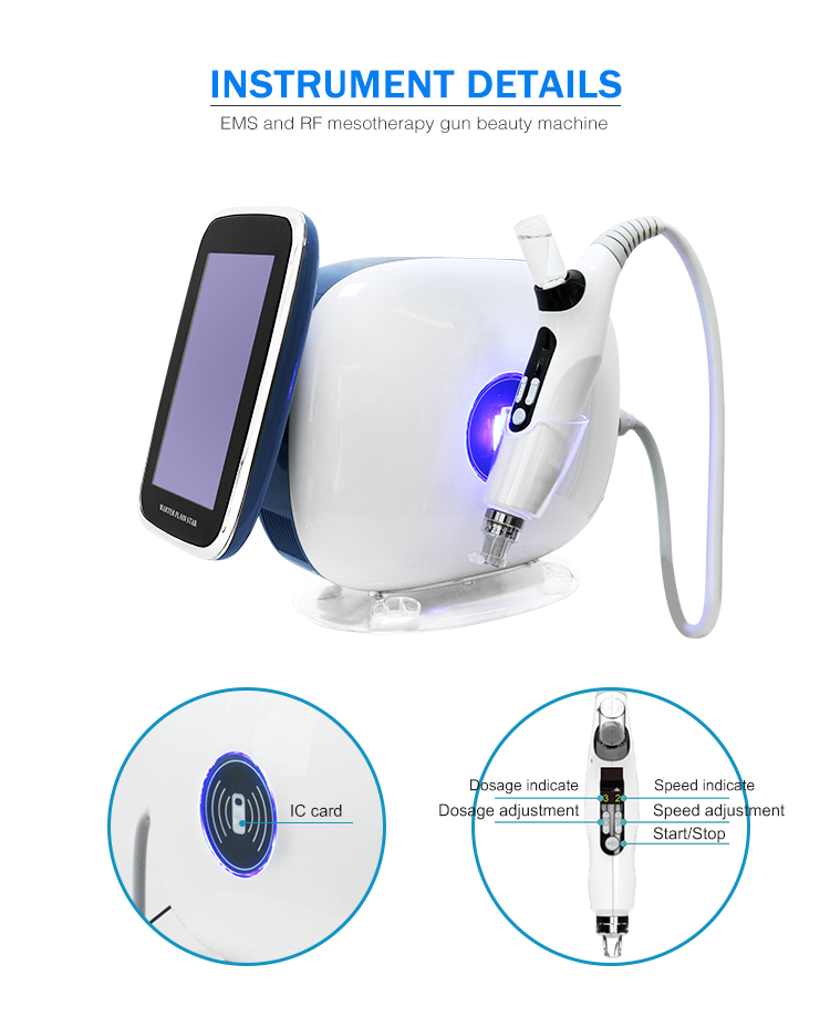 EMS RFnano Needle Gun Injector rejuvenation whitening