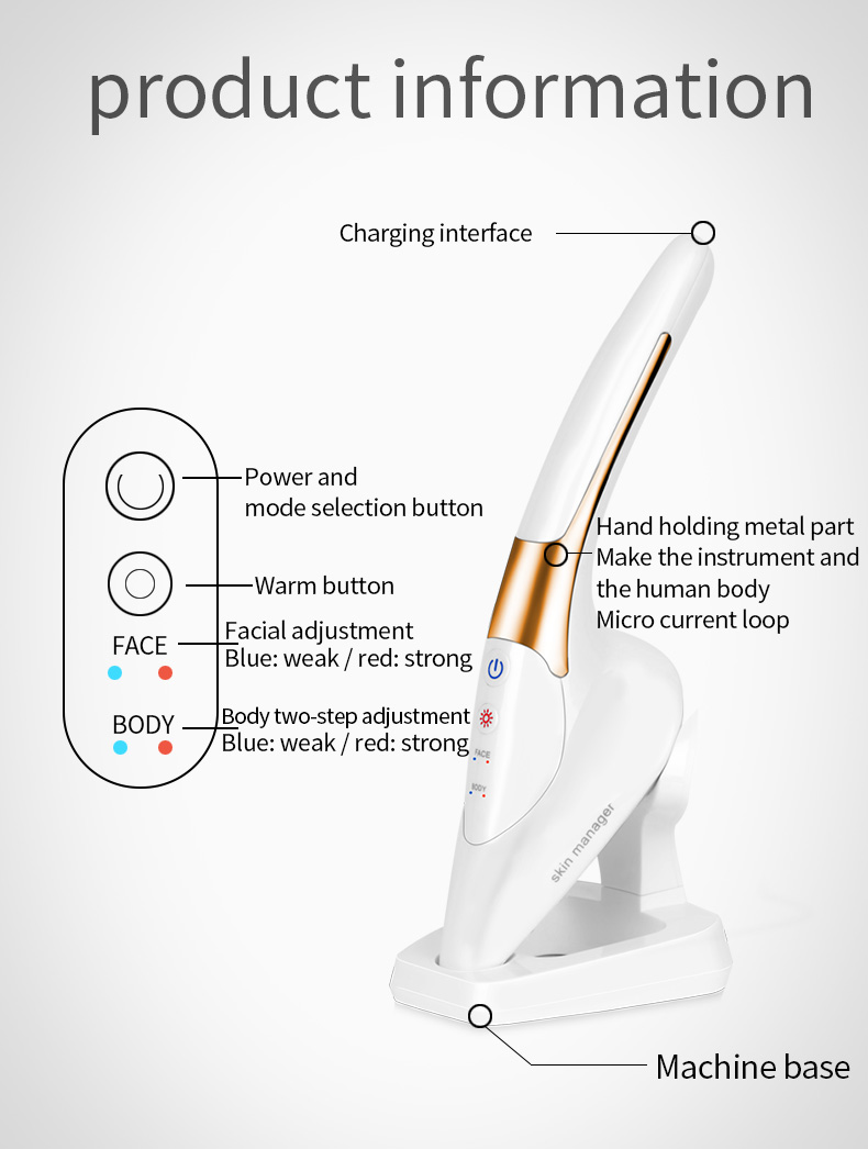 Facial Neck Body Massager Beauty Device